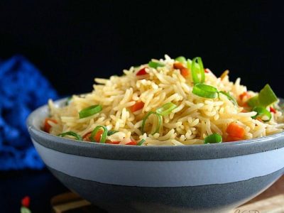 Chinese Veg Fried Rice - NISH KITCHEN