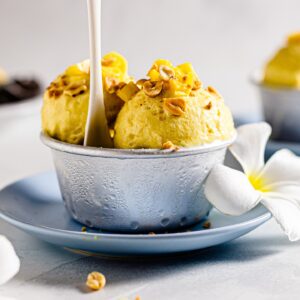 Jack Fruit Pudding With Ice cream