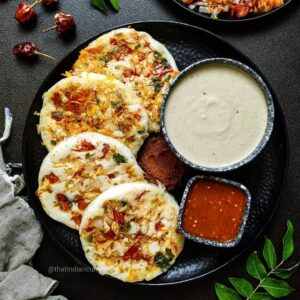 Spiced Coconut Uthappam